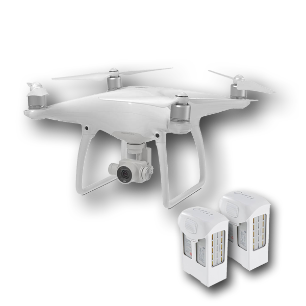 DJI PHANTOM 4 incl. 2 extra accu\'s